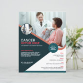 Medische ondersteuningsgroep Flyer Sjabloon (Staand voorkant)