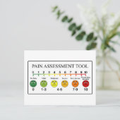 Medische Pain Assessment Tool Briefkaart (Staand voorkant)