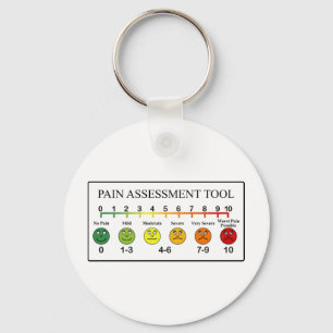 Medische Pain Assessment Tool Sleutelhanger