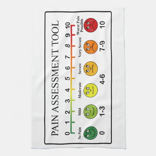Medische Pain Assessment Tool Theedoek (Verticaal)