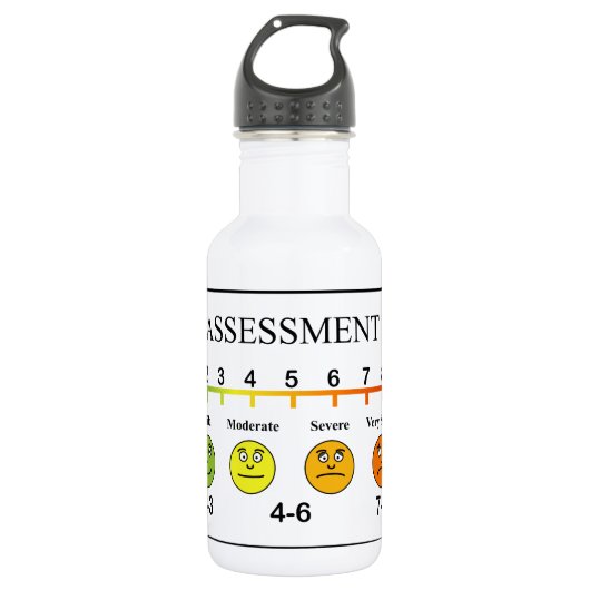 Medische Pain Assessment Tool Waterfles (Voorkant)