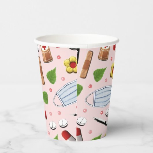 Medische partij papieren bekers (Rechts)