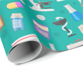 Medische patroon cadeaupapier (Rol Hoek)