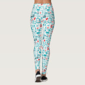 Medische patroon leggings (Achterkant)
