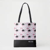Medische patroon - Roze Canvas tas (Voorkant)