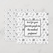 Medische Pattern Kaart (Voorkant / Achterkant)