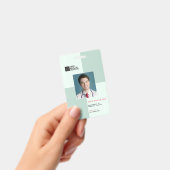 Medische personeels-ID + streepjescode van Blocks  Badge (Handheld)