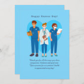 Medische personeelsformatie Hartelijk dank kaart (Voorkant / Achterkant)