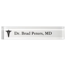 Medische persoonlijke naamplaat naambordje