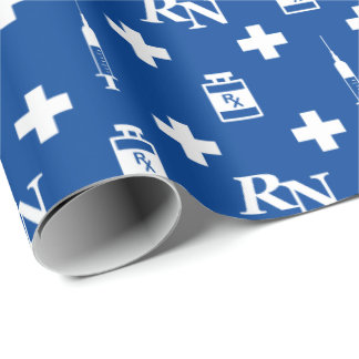 Medische pictogrammen verpleegkundige cadeaupapier