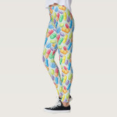 Medische pil en capsulepatroon Leggings (Links)