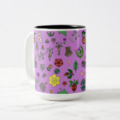 Medische Planten Tweekleurige Koffiemok (Voorkant links)