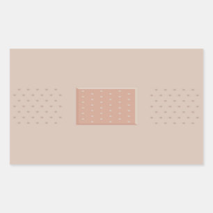 Medische pleister met pleister - rechthoekige Stic Sticker