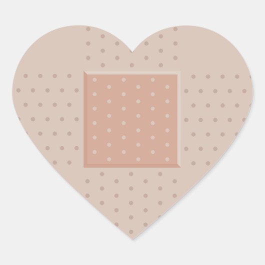 Medische pleister pleister - hart Sticker (Voorkant)