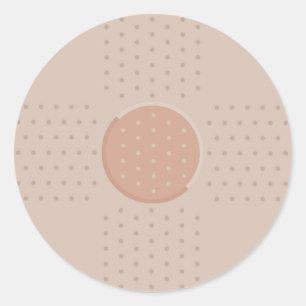 Medische pleister pleister - ronde Sticker
