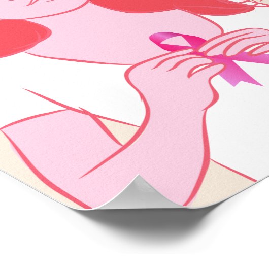 Medische poster voor borstkankerscreening (Hoek)