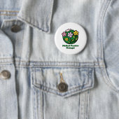 Medische Praktijkmanager Blooms Ronde Button 5,7 Cm (In situ)