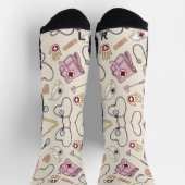 Medische Print Crewsokken Sokken (Top)