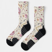 Medische Print Crewsokken Sokken (Links)
