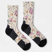 Medische Print Crewsokken Sokken (Rechts)