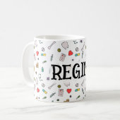 Medische Print Keramische Mok (Voorkant links)