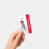 Medische professionalen aangepaste foto- en tekst- badge (Handheld)