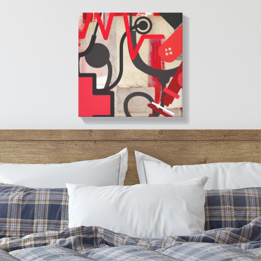 Medische professionals canvas afdruk (Insitu (Slaapkamer))