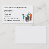 Medische Professionele Fysieke Behandeling Visitekaartje (Voorkant / Achterkant)