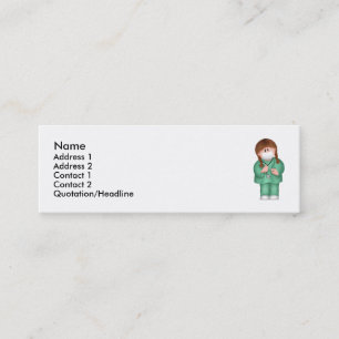 Medische profielkaart mini visitekaartje