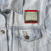 Medische protestbrief van de Bohemen Vierkante Button 5,1 Cm (In situ)