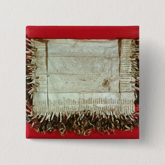 Medische protestbrief van de Bohemen Vierkante Button 5,1 Cm (Voorkant)