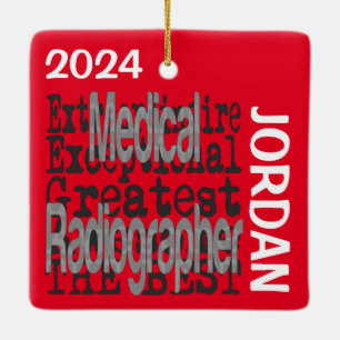 Medische Radiographer Extraordinaire CUSTOM Keramisch Ornament