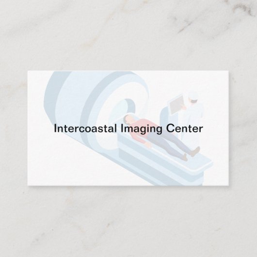 Medische Radiologie Imaging Thema Visitekaartjes (Voorkant)