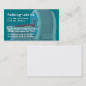 Medische radiologie Klinische Visitekaartjes (Voorkant / Achterkant)