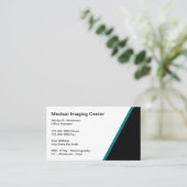 Medische radiologie Moderne Twee zijden Visitekaartje (Staand voorkant)