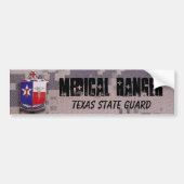 MEDISCHE RANGER, TEXAS STATE GUARD ACU BUMPERSTICKER (Voorkant)