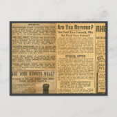 Medische reclame 1907 briefkaart (Voorkant)