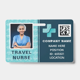 Medische Reisverpleegkundige Foto ID Badge