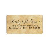 Medische renaissance om het even welke douanekleur etiket (Voorkant)