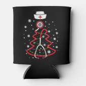 Medische RN NUrse, Vrolijk kerstfeest Blikjeskoeler (Voorkant)