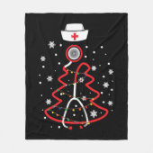 Medische RN NUrse, Vrolijk kerstfeest Fleece Deken (Voorkant)