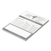 Medische Rod Zilver Caduceus Zwart Goud Afspraak Notitieblok (Linkerzijde)