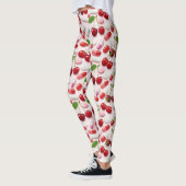 Medische rode kers & roze pil Leggings (Links)