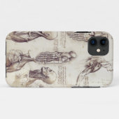 Medische schetsen van Leonardo Da Vinci, lichaamsd Case-Mate iPhone Case (Achterkant (horizontaal))
