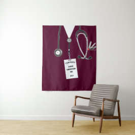 Medische School Afstuderen Banner Tapestry Wandkleed