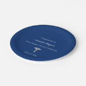 Medische School Afstuderen, Caduceus, Aangepast Papieren Bordje (Gekanteld)