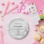 Medische School Afstuderen, Caduceus, Zilver Papieren Bordje (Feest)