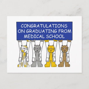 Medische school Afstuderen gefeliciteerd Briefkaart