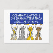 Medische school Afstuderen gefeliciteerd Briefkaart (Voorkant)