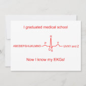 Medische School Afstuderen Kaarten (Voorkant)